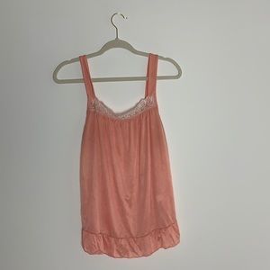 Salmon pink vintage top xl